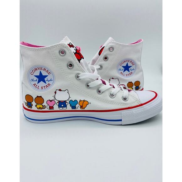 Converse Hello Kitty x Chuck Taylor All Star Canvas Hi White - Picture 3 of 5